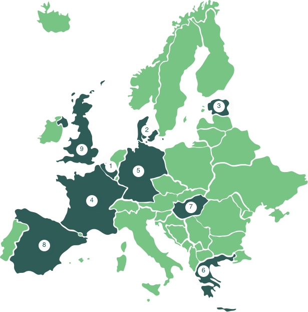 Tn Map Europe